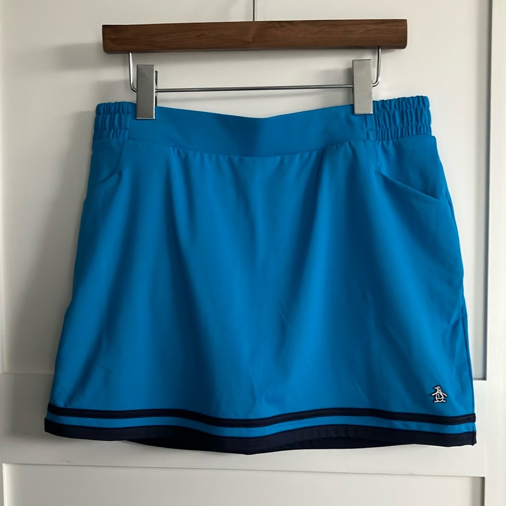 Blue Skort with Navy Trim